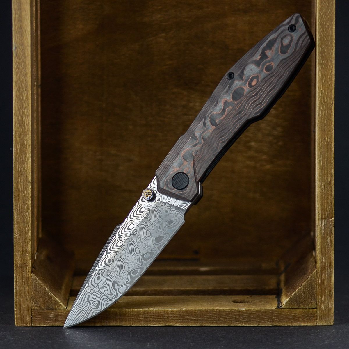 Null Knives Raiden Damast NKR1