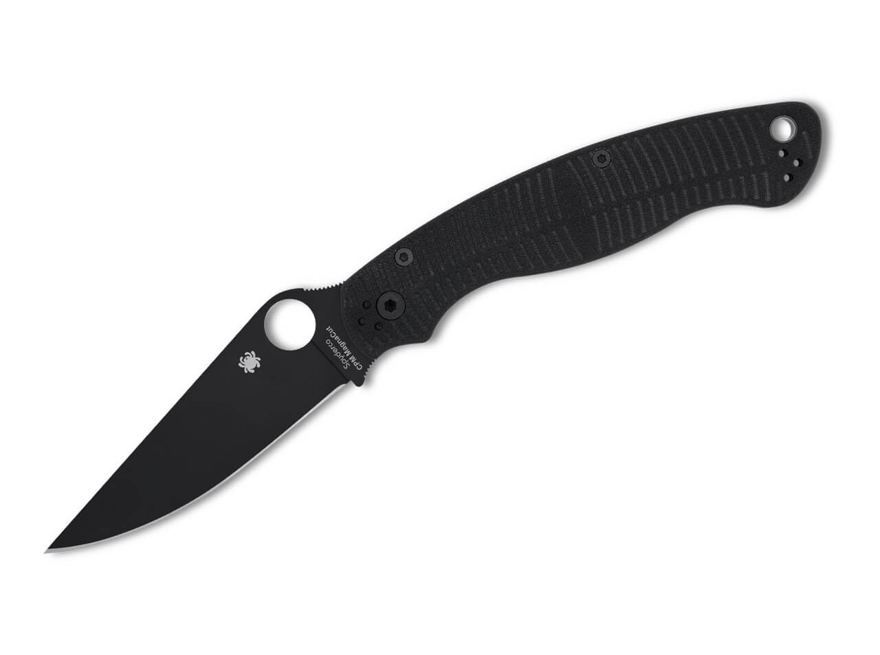 Spyderco Military 2 Salt Black G10 CPM Magnacut Black Blade