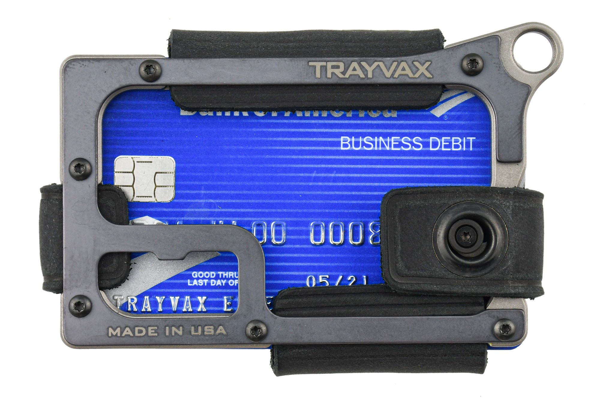 Trayvax Contour Wallet Titanium Stealth Black