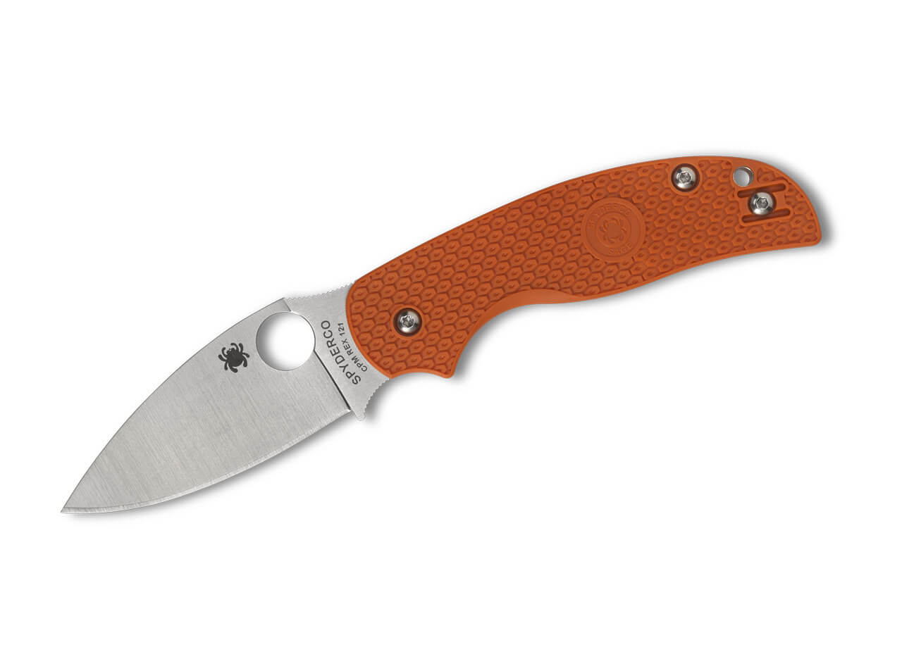 Spyderco Sage 5 Lightweight CPM REX 121 FRN Burnt Orange PlainEdge 