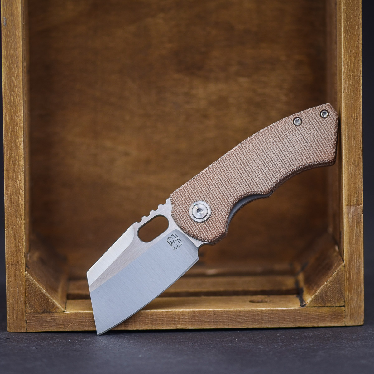 Bergblades Mini SLim 2.0 Micarta Natural