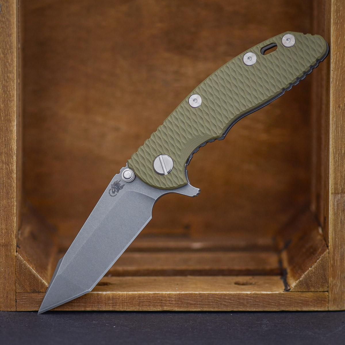 Rick Hinderer XM-18 3" Harpoon Tanto