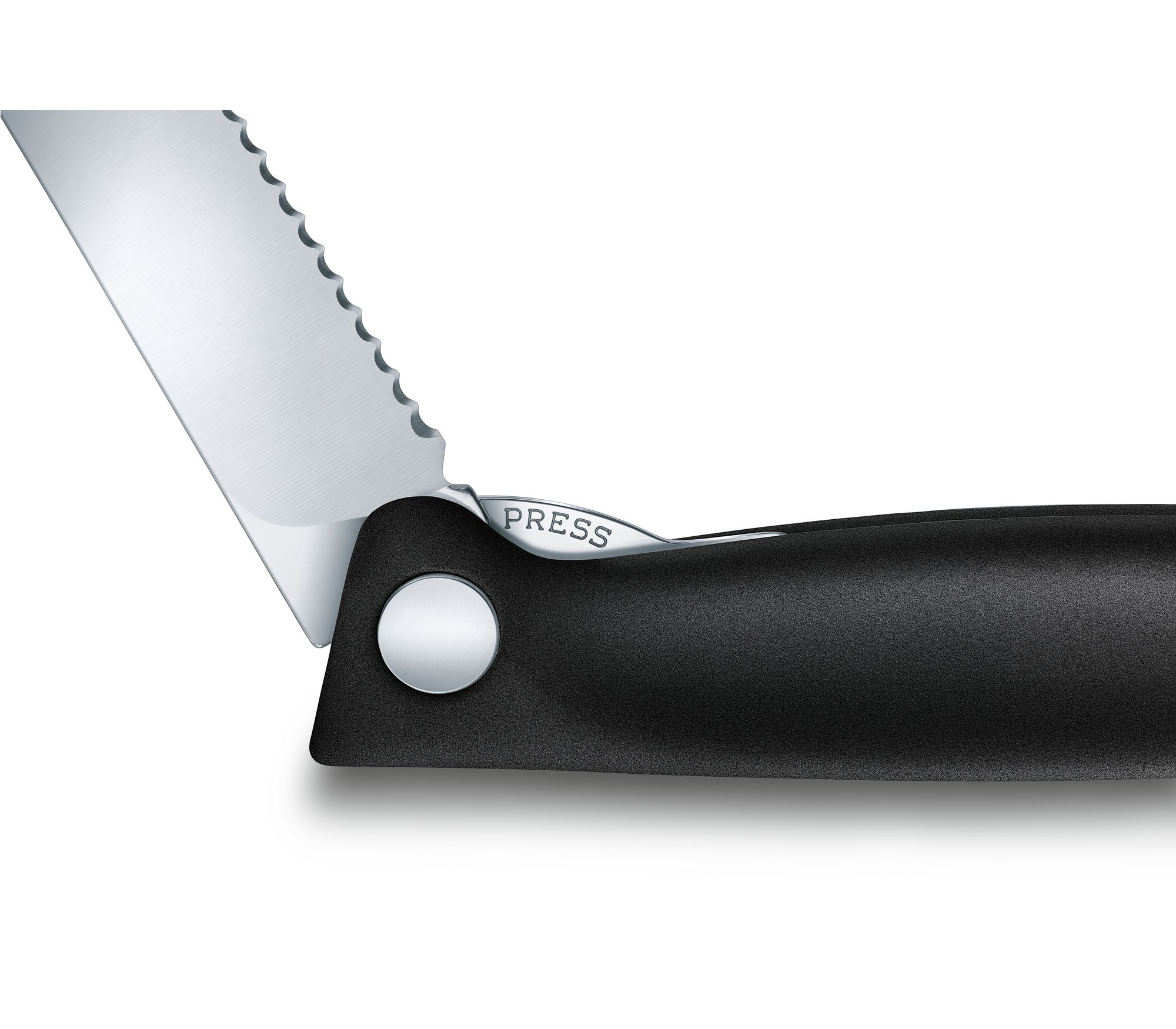 Victorinox Swiss Classic Faltbares Gemüsemesser glatt schwarz